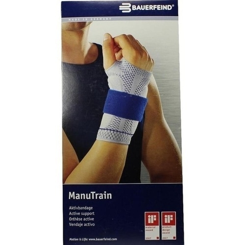 Bauerfeind AG / Orthopädie Manutrain Handgelenkbandage Größe 5 links schwarz 07552398
