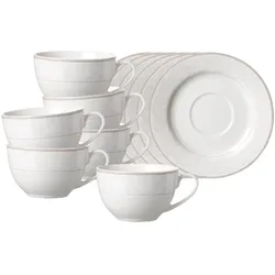 Ritzenhoff & Breker, Tasse, Isabella Kaffeetassen mit Untertassen (250 ml, 12x)