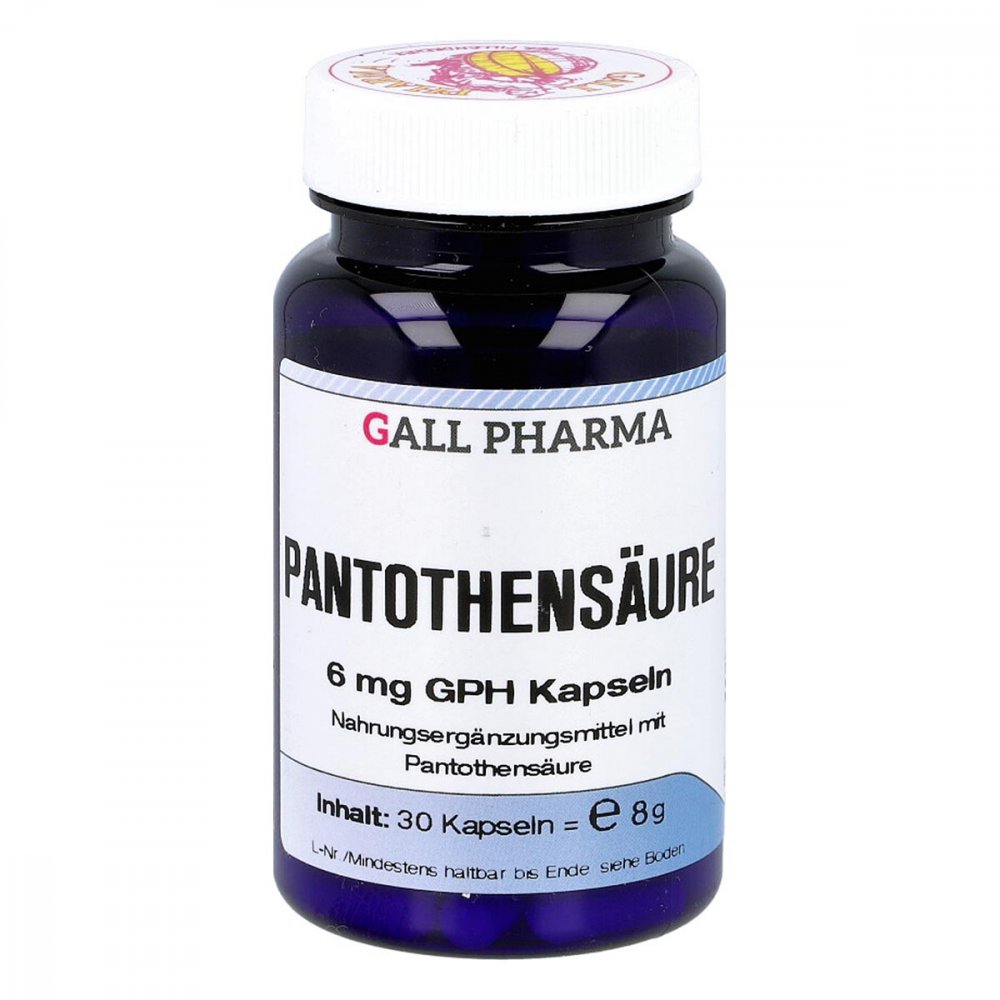 Hecht-Pharma GmbH Pantothensäure 6 mg Gph Kapseln 04591104