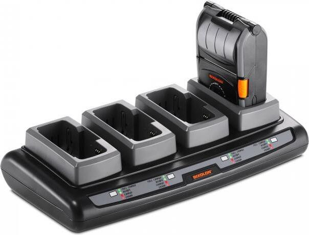 BIXOLON Quad Docking Cradle PQD-R210 Printer-oplaadstation met 4 aansluitingen voor BIXOLON PBP-R200