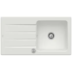Villeroy & Boch Architectura Einbauspüle 336002SM mit Ablaufgarnitur und Exzenterbetätigung, Steam