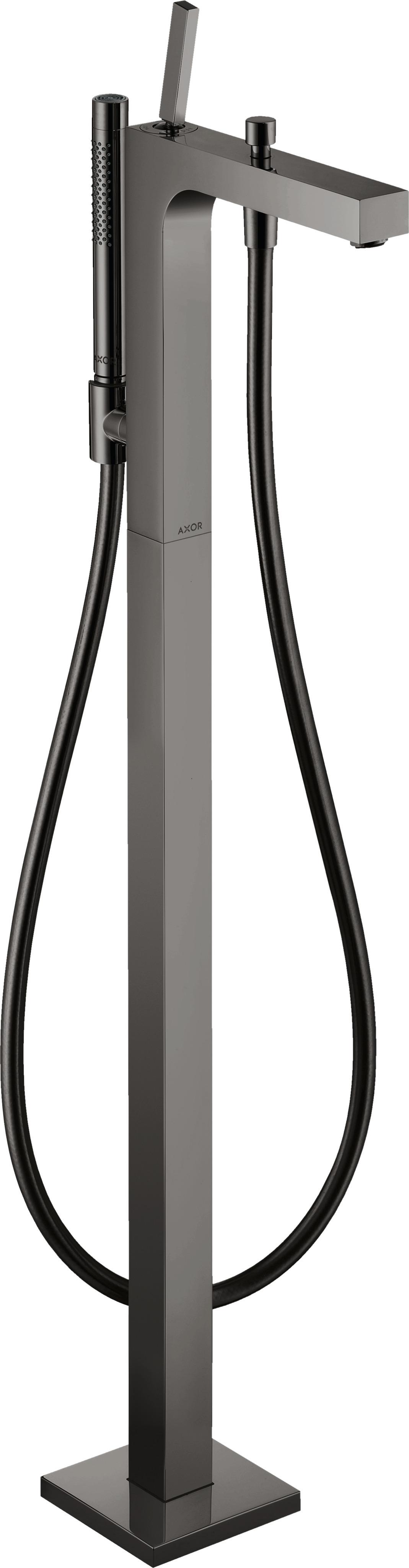 hansgrohe Wannen-Einhebelmischer Axor Citterio A 200mm, boden, m Pin-Griff, pol. bla vc