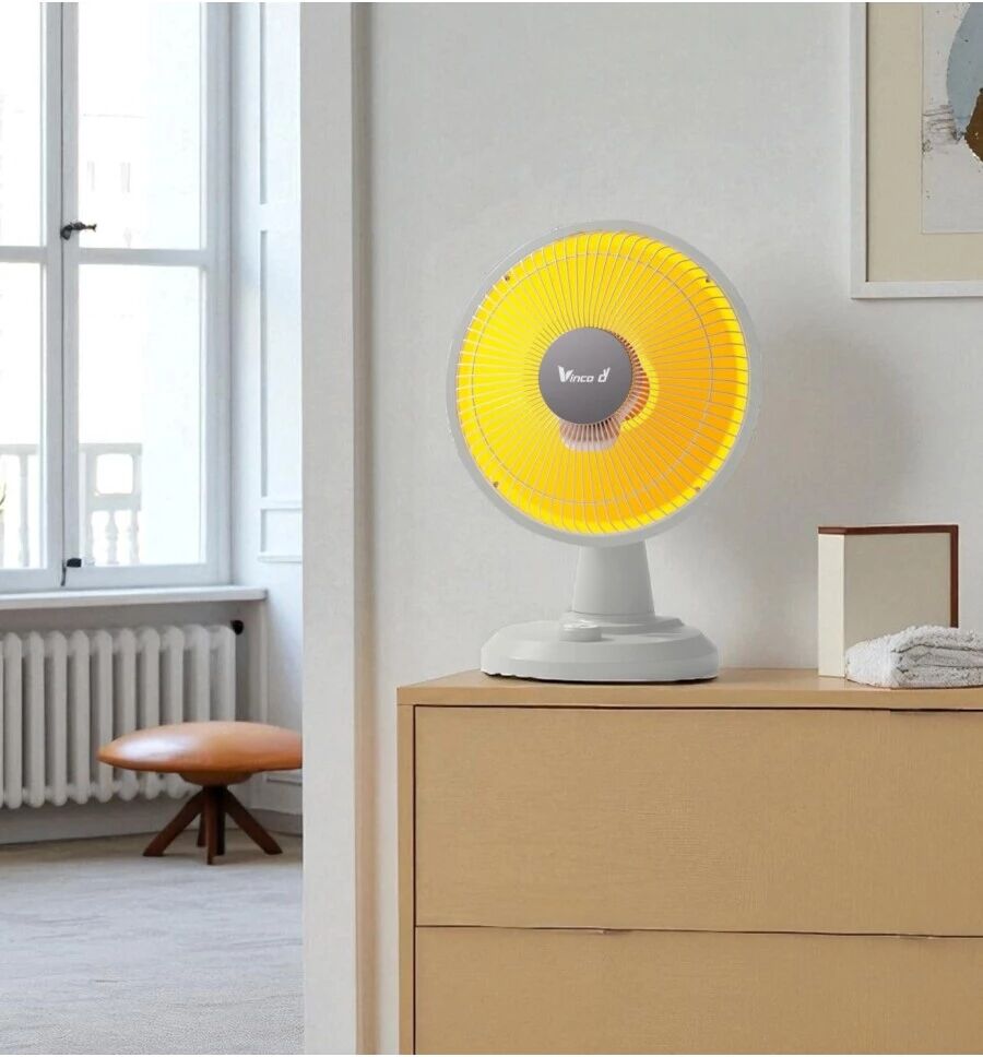 Vinco STUFA IN CARBONIO A PARABOLA 30CM 600W DA TAVOLO