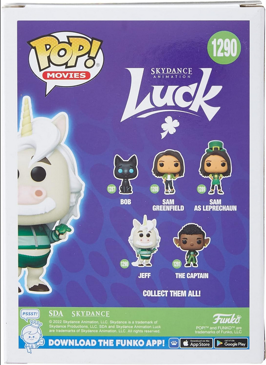 Funko Pop! Movies: Luck - Jeff #1290 Vinyl Figure