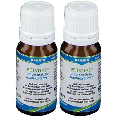 Petvital Bachblüten Nr.3 Globuli vet. 2x 2x10 g