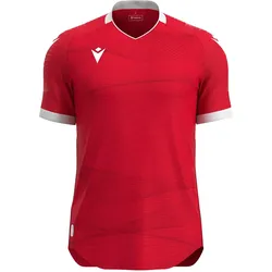 Macron, Herren, Sportshirt, Wyvern Eco (S), Weiss, Rot
