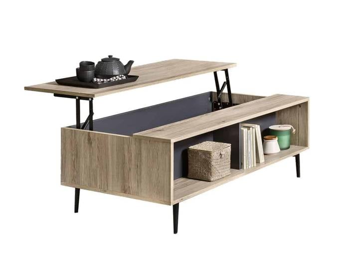 Couchtisch 'Benton' MDF, Metall Modern Indien Indisch