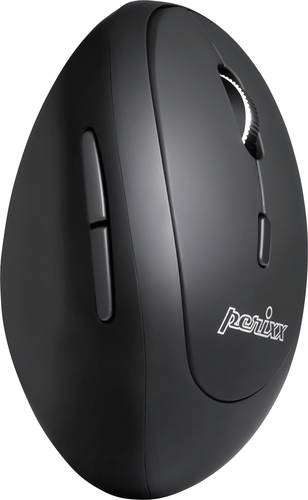 Perixx PERIMICE-819 Ergonomische Maus Bluetooth, Funk Optisch Schwarz Wiederaufladbar