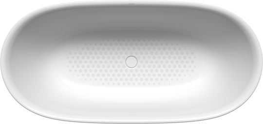 Kaldewei Meisterstück OYO DUO Badewanne freistehend 1051-4035 205143570001 173 x 82 cm, ohne Überlauf, alpinweiß
