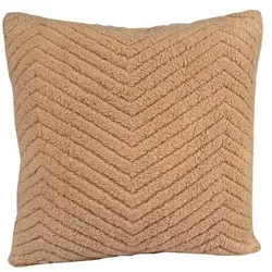 Collection Noblesse Kissenbezug Sherpa 50 x cm Polyester Braun Camel