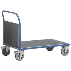 ROLLCART Stirnwandwagen 120x80 cm Ladefläche blau, 132x99x80 cm