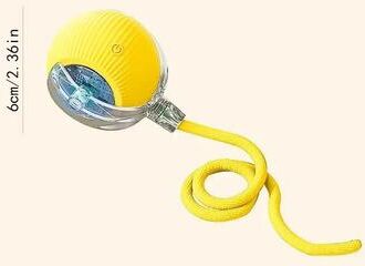 Uplift Picks Smart Interactive Dog Toy Ball Automatic Moving Electronic Pet Toy yellow   S
