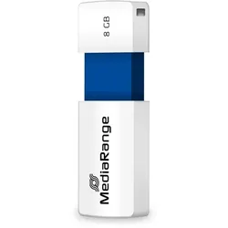 MediaRange MR971 USB-Stick 8 GB USB Typ-A 2.0 Blau, Weiß