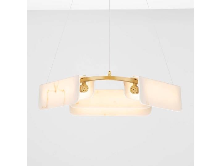 Suspension Aider type A Ø 63cm Doré/Doré Câble en ABS, douille en ABS, rosace en aluminium, corps de lampe en aluminium LED non-remplaçables
