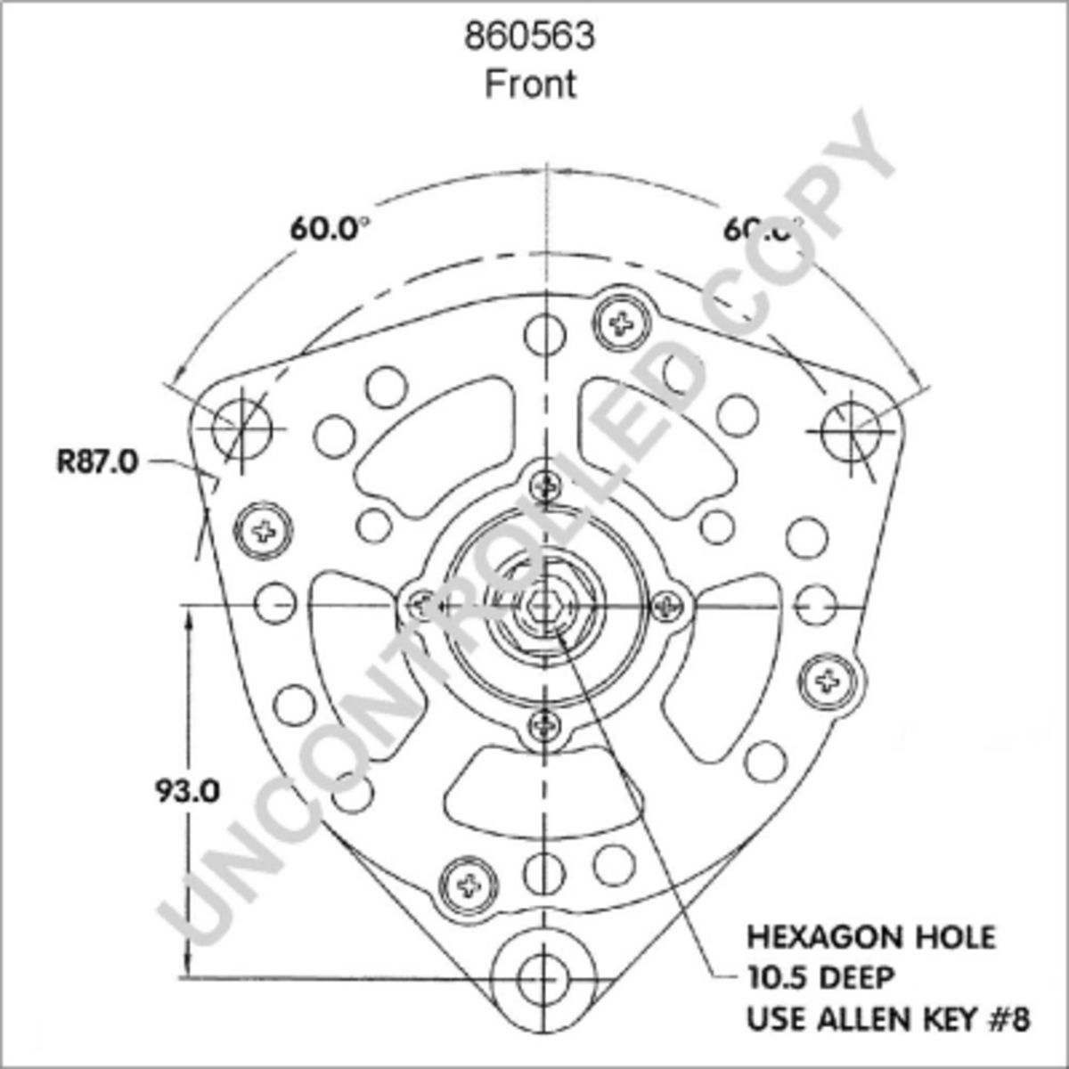 Prestolite Electric Alternatore, generatore LTD 860563