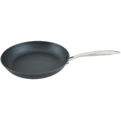 Point Virgule Pan--moi licht gietijzeren braadpan met excalibur coating 26cm, Pfanne + Kochtopf, Schwarz
