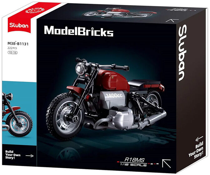 Model Bricks : Moto style Harley 222 pcs - Sluban