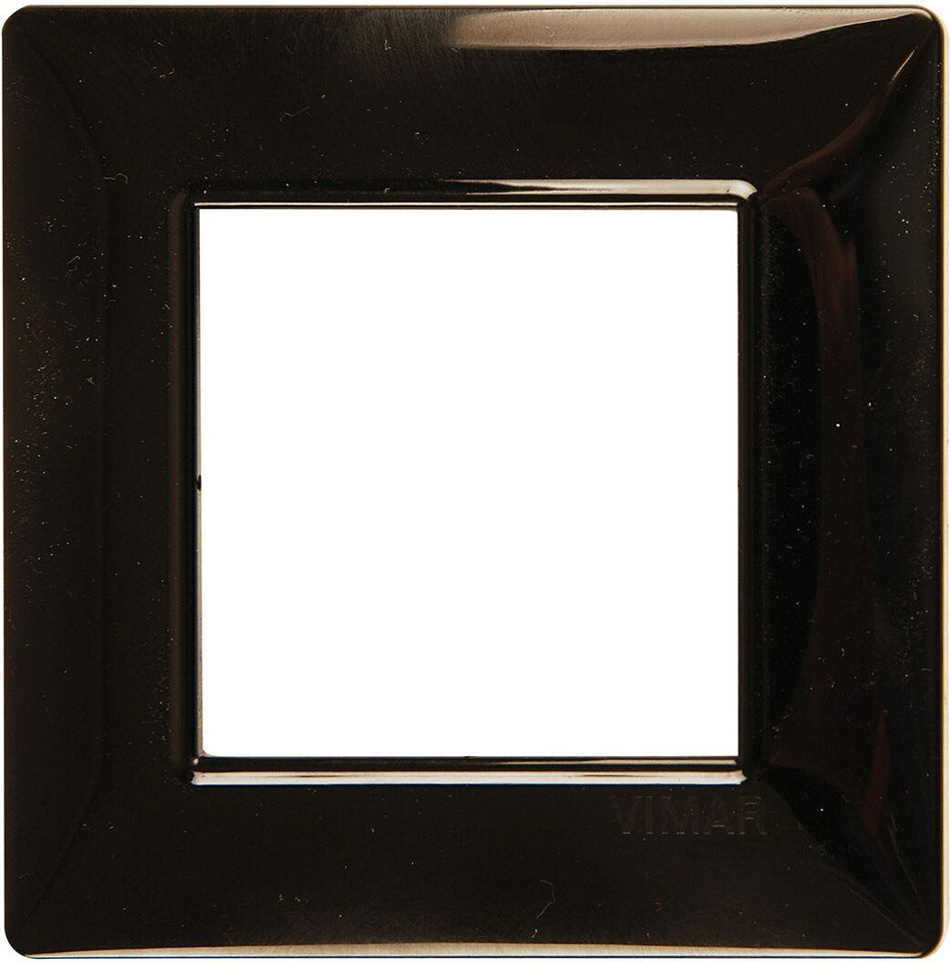 Vimar PLACCA  PLANA 2 MODULI NERA