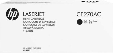 HP CE270AC Zwarte Toner Cartridge voor HP Color LaserJet CP5525N