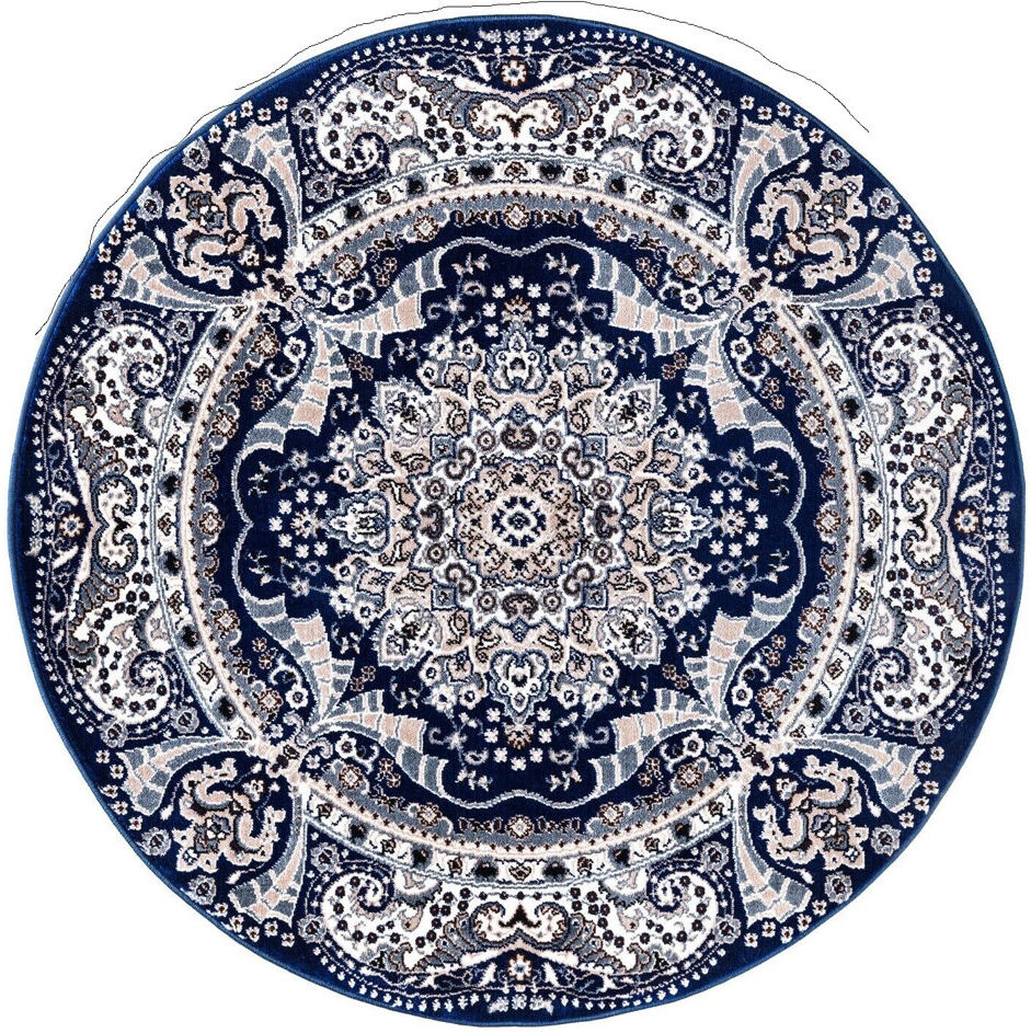 Latitude Vive Braeya Area Rug Blue Round 120cm