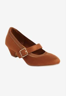 Women's The Stone Pump by Comfortview in Cognac (Size 7 M)
