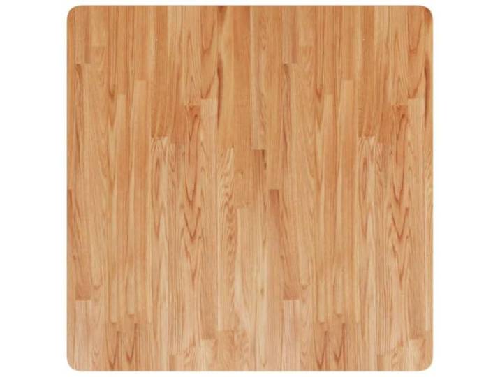 Quadratische Tischplatte Eiche Massivholz, Hellbraun, 80x80x4 cm Massivholz Eiche, lackierte Oberfläche, universell einsetzbar, rustikaler Charme, leicht zu reinigen