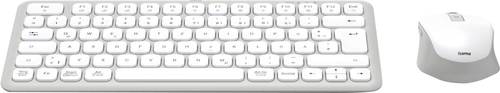 Hama WKM-500 Bluetooth Tastatur, Maus-Set Deutsch, QWERTZ Weiß