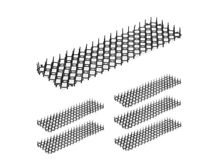 Dornengitter 6er-Set Schwarz