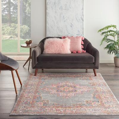 Porch & Den Dobbin Vintage Persian Medallion Farmhouse Area Rug