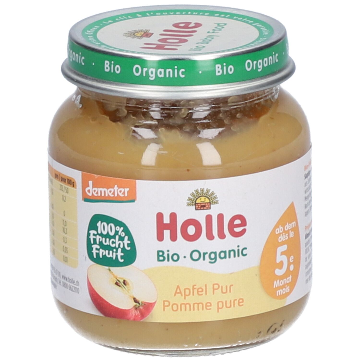 Holle Apfel pur Bio 125 g Brei