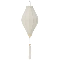 Hängedekoration Pomp 39 cm, weiß