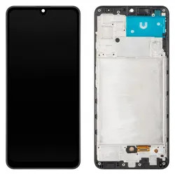 MP Display Unit für Galaxy A32 A325, Aftermarket, Schwarz (Display), Mobilgerät Ersatzteile, Schwarz