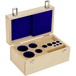 Kern, Feinwaage, Etui 1mg - 2 kg E1 + E2 + F1, Holz