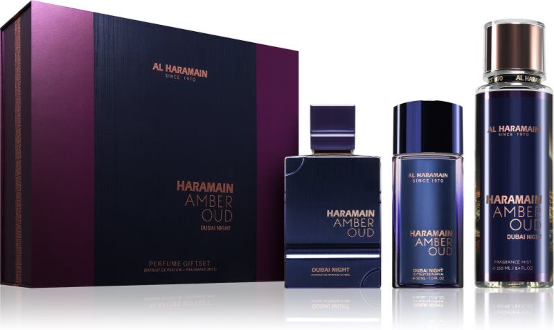 Al Haramain Amber Oud Dubai Night coffret cadeau mixte 1 pcs