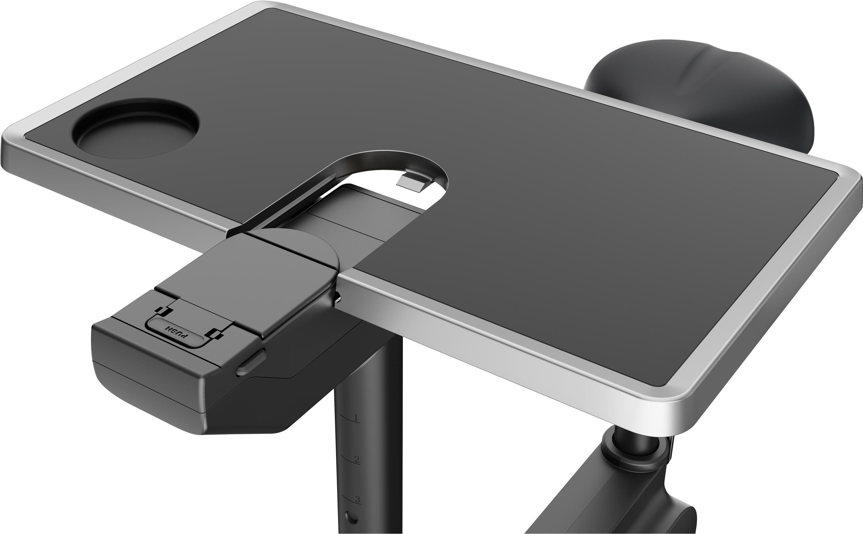 Heimtrainer "KingSmith Desk Bike", schwarz, HeimtrainerB:47,5cm H:118,5cm L:70,5cm, Heimtrainer, B:47,5cm H:118,5cm L:70,5cm schwarz Einheitsgröße