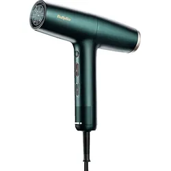 BABYLISS Air Power Pro Haartrockner Dunkelgrün, gold (1700 Watt)