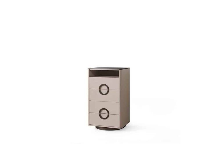 JVmoebel Sideboard JVMoebel Kommode in Beige mit 4 Schubladen aus Holz (1 St)