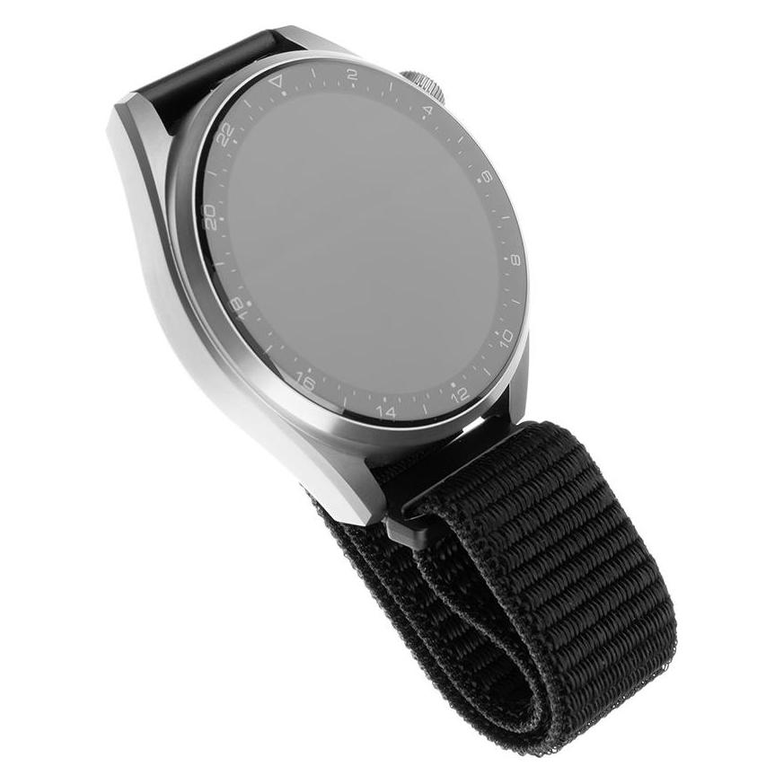 Fixed Nylon -Gurt Smartwatch 20 mm breit, schwarz (20 mm, Nylon) (FIXNST-20MM-BK)