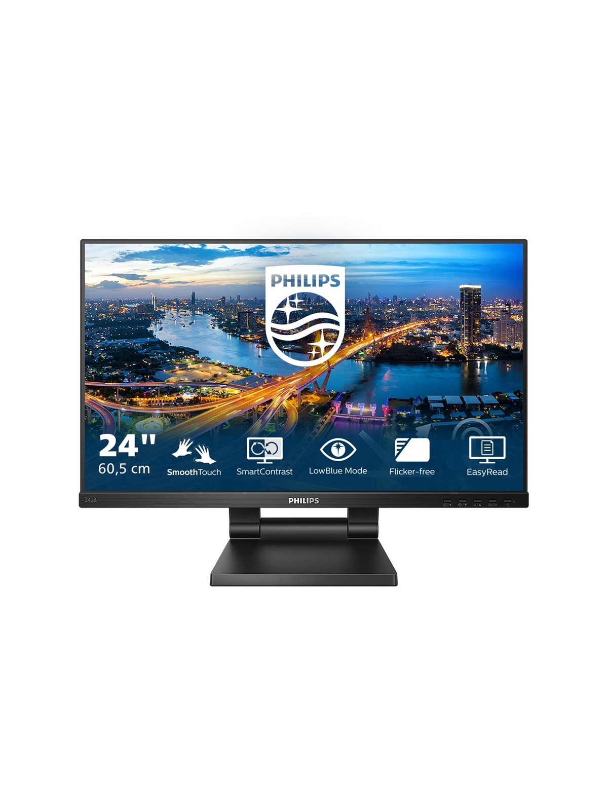 24" Philips 242B1TC - 1920x1080 (FHD) - 75Hz - IPS