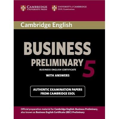 Cambridge English Business 5 Preliminary, Taschenbuch von Cambridge ESOL, Cambridge University Press, 978-1-107-63195-3