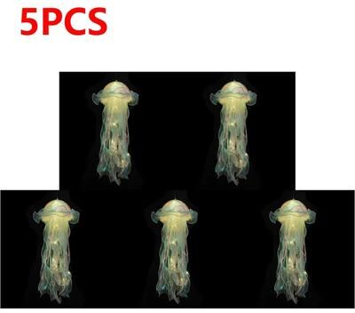 Inspire Essentials DIY Jellyfish Hanging Light Colorful Bedroom Ceiling Lamp For Kids 2