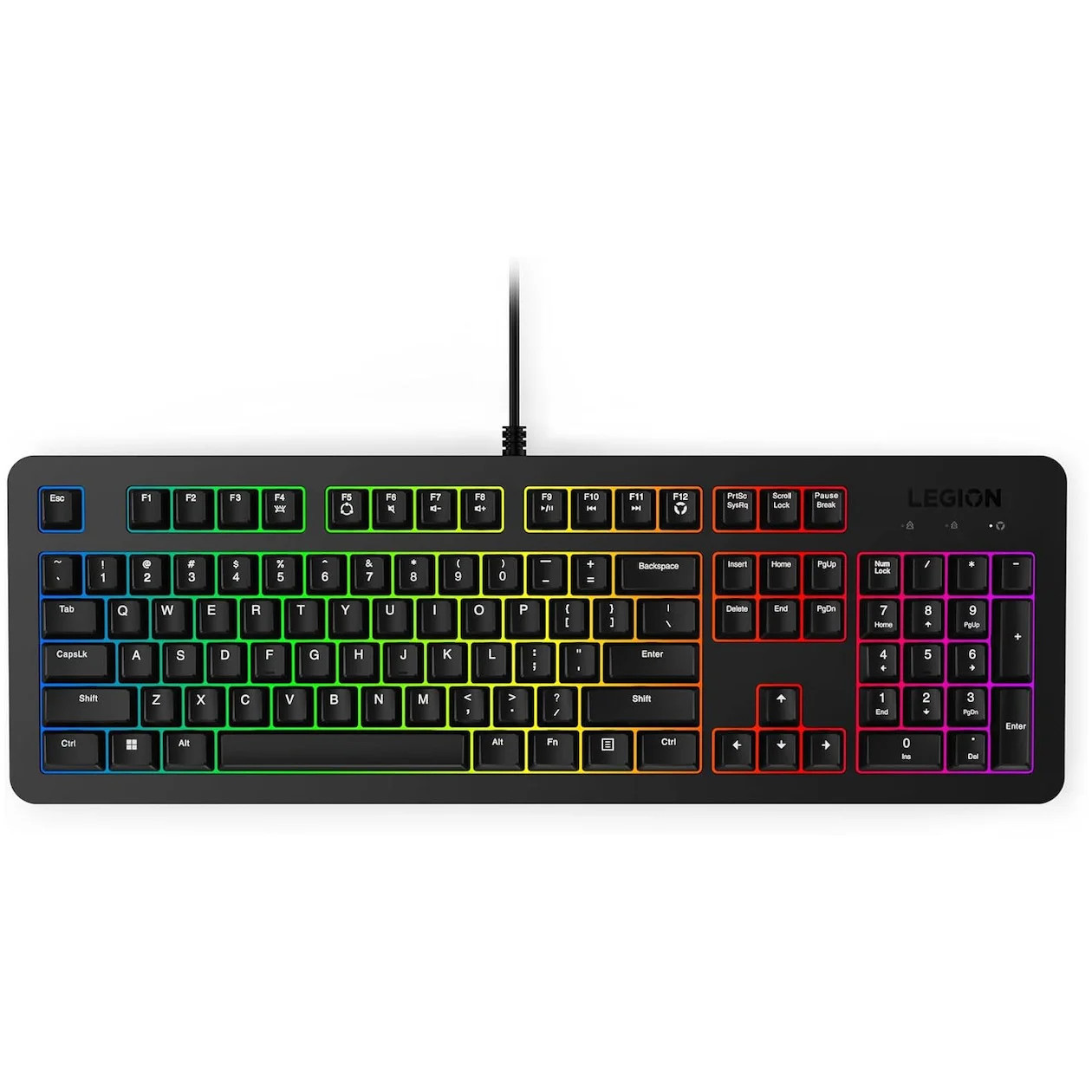 Lenovo Legion K310 RGB Gaming Keyboard - US English - Zwart
