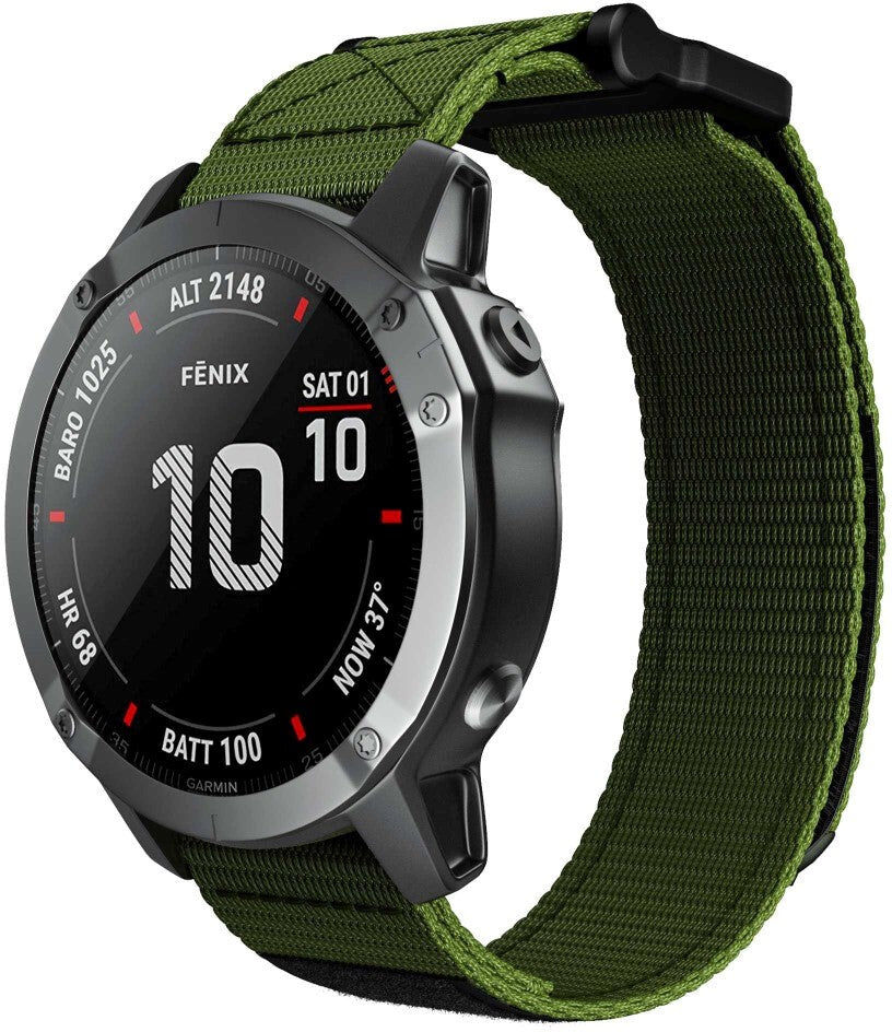 INCOVER Universal 22mm Nylon Rem m. Velcro - Grøn