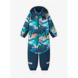 Reima, Jungen, Skijacke, Kinder Overall Kurikka - navy (104), Blau