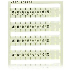 WAGO GmbH &amp; Co. KG WSB-Beschriftungskarte 209-958