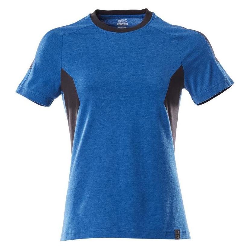 Mascot T-Shirt, Damen Damen T-shirt Grösse 4XLONE, azurblau/schwarzblau (4XL) (229309)