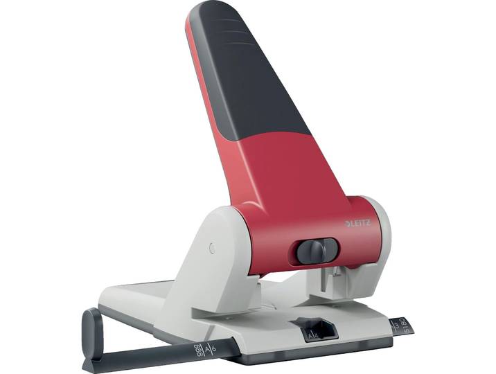 Stapellocher Leitz ExtraStark rot - Locher