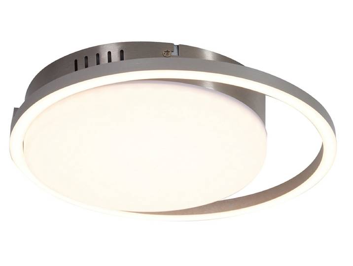Deckenlampe LED MEAGANE 30cm 30W silberfarben