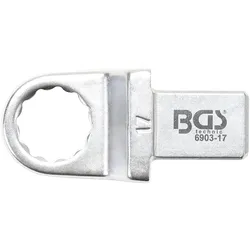 BGS Einsteck-Ringschlüssel 17 mm Aufnahme 14 x 18 - 6903-17