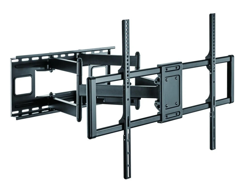 Techly Slanke wandhouder voor televisies van 152,4-304,8 cm (60-120 inch), zwart